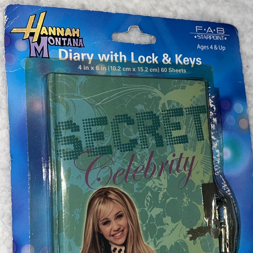 Disney Hannah Montana POP STAR Secret Celebrity Diary W/ Lock and Keys Journal - Picture 8 of 13